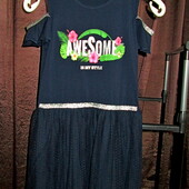 Летнее нарядное натуральное платье от турецкого бренда Breeze, в новом состоянии