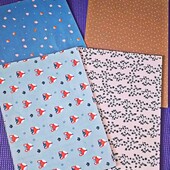 Набор цветных картонов с рисунками А4 18 шт. для дизайна