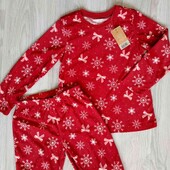 Lupilu брендовая велюровая пижамка  на девочку рост 110/116 см