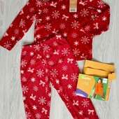 Lupilu брендовая велюровая пижамка на девочку рост 98/104 см