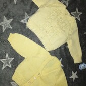 Нежный комплект из 2 кофточек 3-6 месяцев