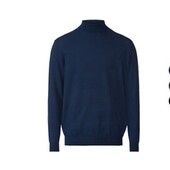 10954.вязаний тонкий бавовняний трикотажний гольф livergy XL 56/58