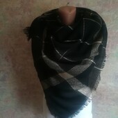 Велика хустина. Чорно-золота.