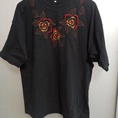 Футболка трикотаж с вышивкой