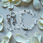 Ексклюзивний комплект прикрас із гірського кришталю