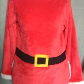 ❤️Брендовый красный плюшевый меховой тёплый длинный халат новый❤️Турция.Пог104-160см.