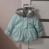 Тепла курточка BHS 9-12 міс, ідеальний стан