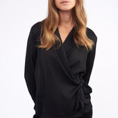 Шикарна річ, красива блуза на запах, батал ❤️