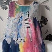 Чудова футболка р54 /56 модненька