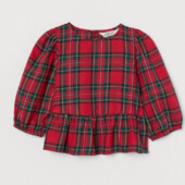 Яскравий бавовняний топ у клітинку 152/158