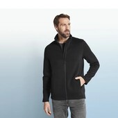 11030.Чоловічий в'язана тепла кофта на флісі з коміром-стійкою livergy S44/46