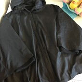 Пончо дождевик походный р.L, чёрного цвета