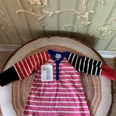 Туніка з довгими рукавами в різнокольорову смужку Polarn O Pyret