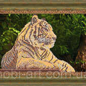 Велика гарна схема "Тигр" формат А 3