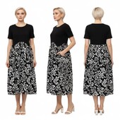 Чудова сукня креп + віскоза 52-54р на гарні форми. Нова з биркою!