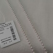 Срібна цепочка Кульки 40см