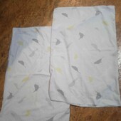 Фірмові наволочки, 2 шт одним лотом,заміри 47/75
