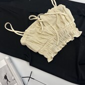 Милий топ в молочному кольорі