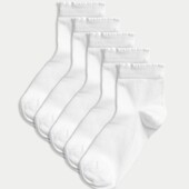 Шкарпетки дитячі білий колір 5 пар Marks Spencer р 31-36