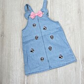 Disney.Джинсовий сарафан для дівчинки 86 см (2-18 місяців)
