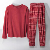Нова тепла жіноча флісова піжама л 44/46 наш 50/52