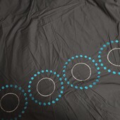 Підковдра з вишивкою шоколад