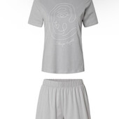 Бавовняна жіноча піжама футболка шорти