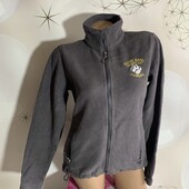 Флисовая кофта на молнии размер хс/с, состояние хорошее