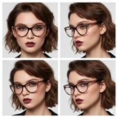 Стильные очки с диоптриями минус -1,5-