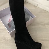 Чоботи /натуральна замша та хутро/