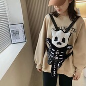 Бліц! Плюшевий рюкзачок-скелетик