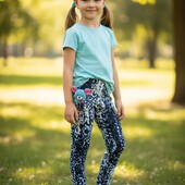 Дитячі лосини плямисті на дівчинку 4-9 років. Лосины на девочку 4632