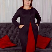 Тепла сукня, 58 розмір ( ОГ=114-118см), бренд Zemal