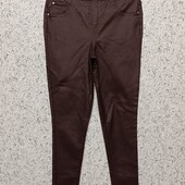 Классные джеггинсы с пропиткой под кожу р-р М