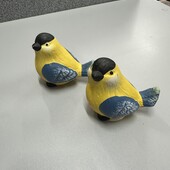 244. декоративні керамічні фігурки пташок-синиць