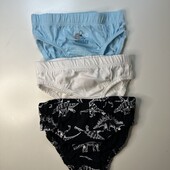 Бавовняний комплект трусиков для хлопчика 3 шт р. 86/92, р. 104