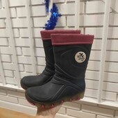 утеплені сапожки, Італія з підсвіткою , 28/29 розмір