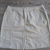 Сіра джинсова спідниця стрейч 18р.