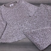 Очень теплая женская флисовая пижама отличного качества ( состояние идеальное)