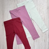 Primark.Набір лосін 3 шт для дівчинки 86 см (12-18 місяців)
