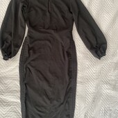 Сукня плаття міді бохо рукава затяжки на спідниці