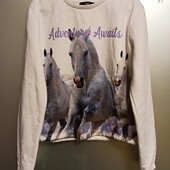 Свитшот трикотаж с начесом до роста 164