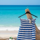 Сукня пляжна,трикотаж.Нова з біркою