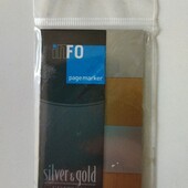 Закладки,маркери сторінок Silver & Gold