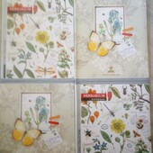 Зошіт 3 штуки 48 арк клітинка "Floral Collection"!