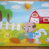 Пазлы дерево 2 штуки 3371