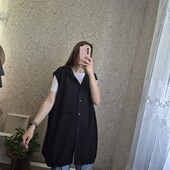 Шикарний, літній, подовжений жилет з капішоном, як новий ✨ Батал