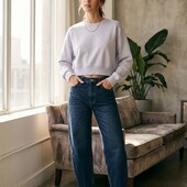 Класний фіолетовий кроп-свитшот ZARA