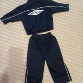 Крутой костюм Umbro р 6-12 мес оригинал