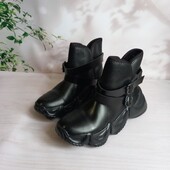 Зимові сапожки із шкіри